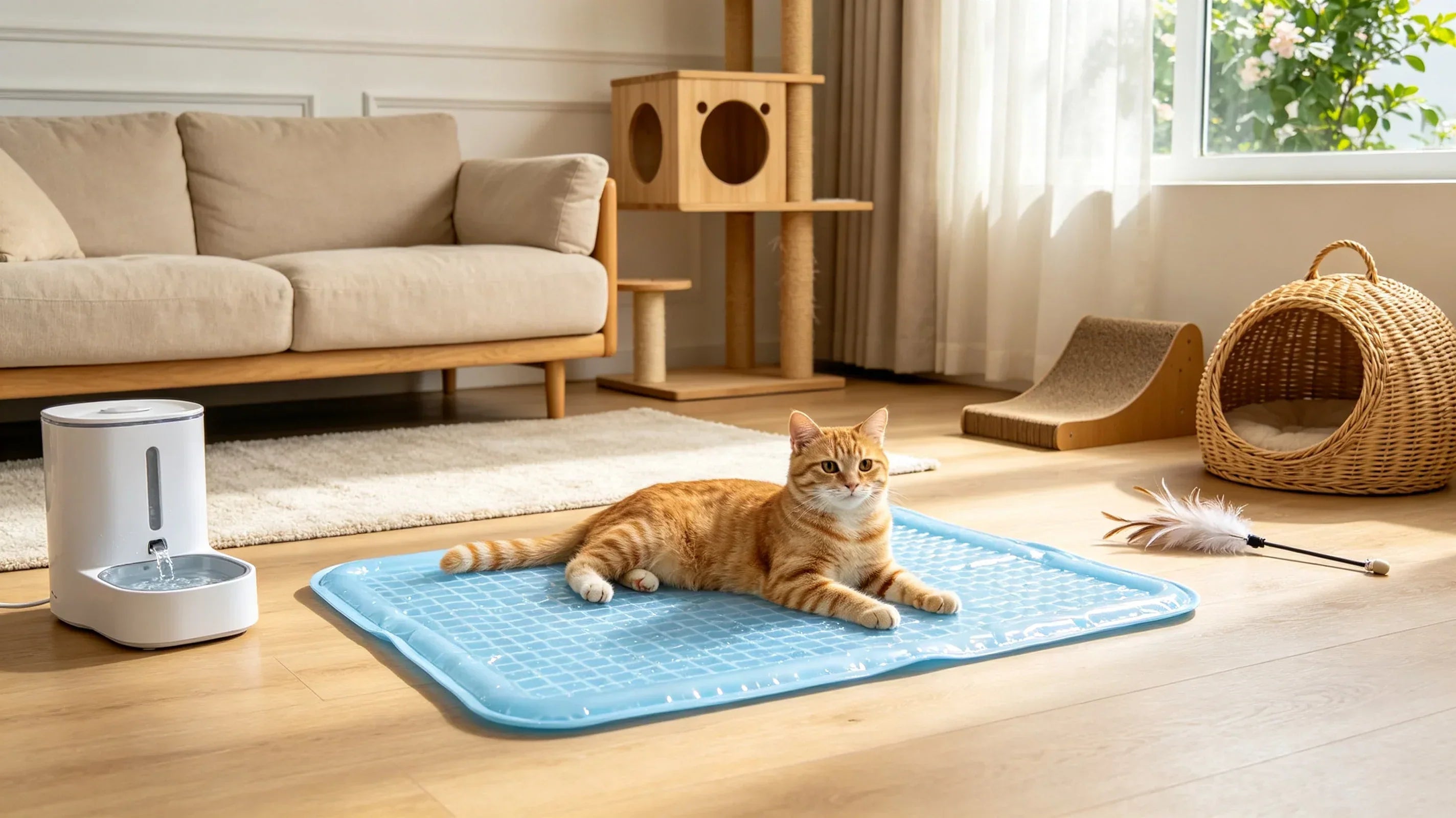 How to Keep Indoor Cats Cool in Summer?