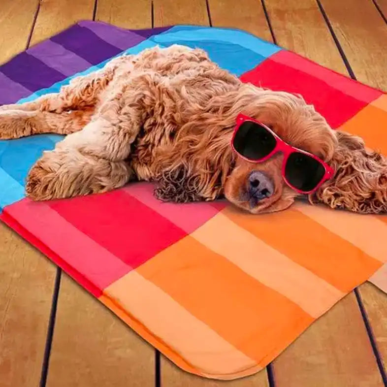 how to make a pet cooling mat
