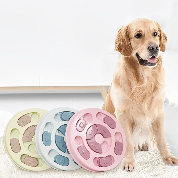 Dog Puzzle Game Mini Gourmet Turntable Interactive Toys
