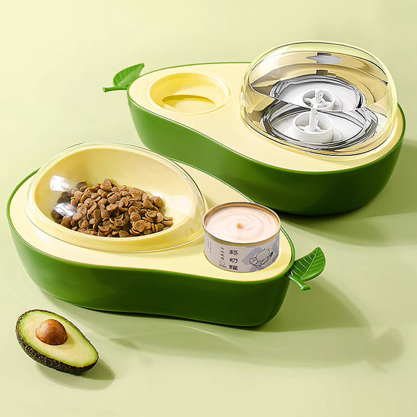 Avocado Shaped Multi-Functional Pet Water Bowls