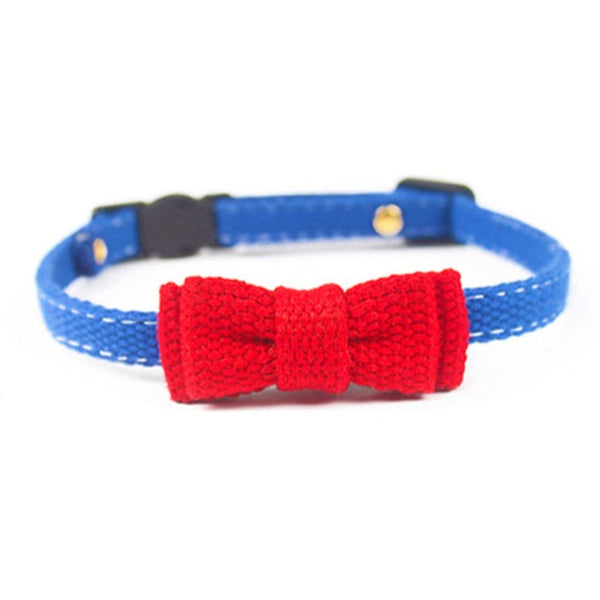 Blue and Red Collision Color Cat Safety Collars