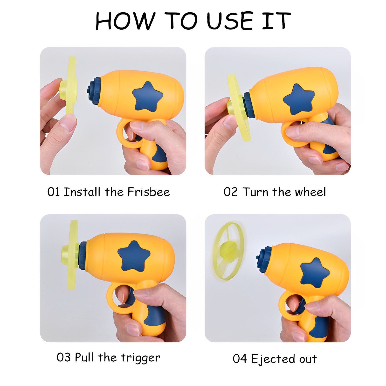 Four Color Frisbee Lovepetin | Four-color Catapult Frisbee