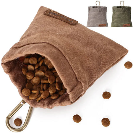 Canvas Dog Treat Bag