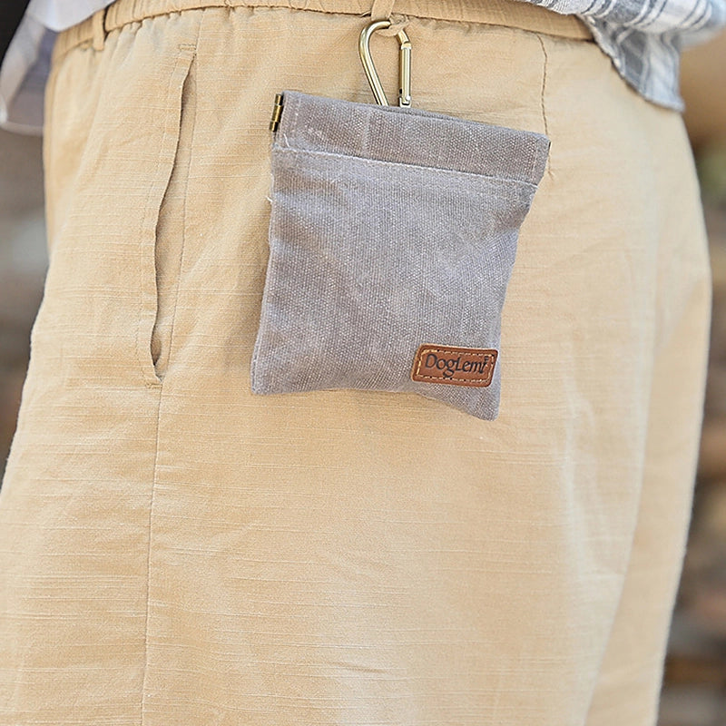 Canvas Dog Treat Bag