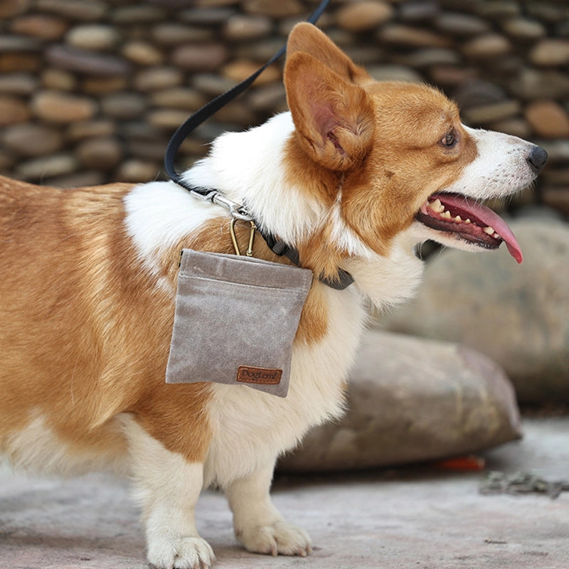 Canvas Dog Treat Bag