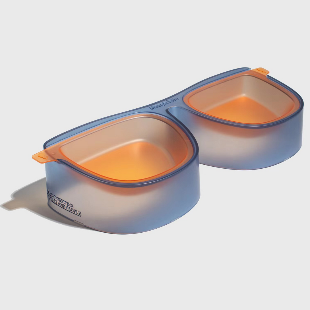 ABS Sunglasses Pet Food Bowl petin