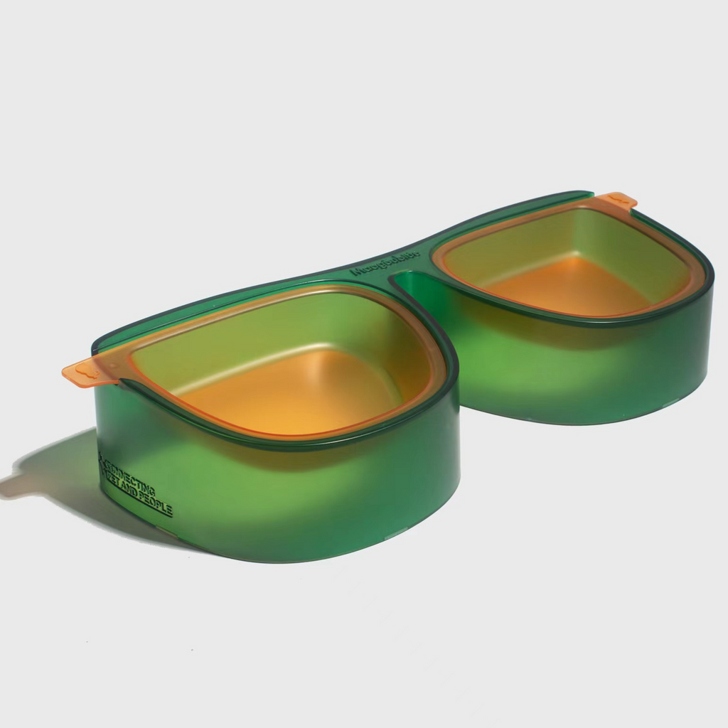 ABS Sunglasses Pet Food Bowl petin