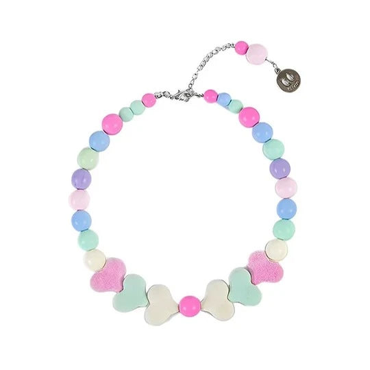 Acrylic Rainbow Candy Personalized Cat Collars