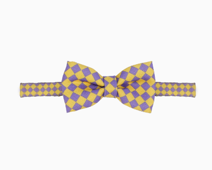 Adjustable Classic Plaid Cat Bow Tie petin