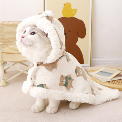 Adorable Pet Cloak Blanket petin