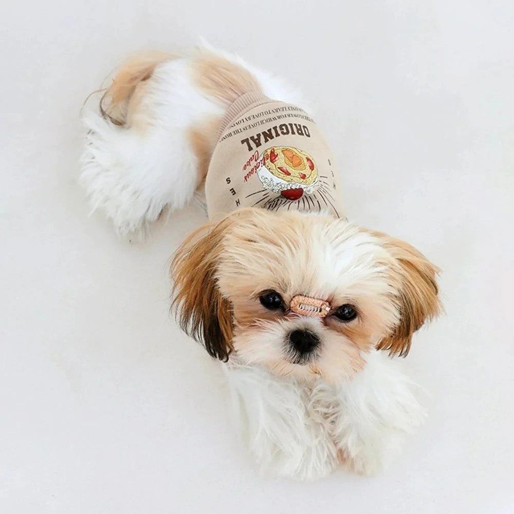 Beige Dog Sweater lovepetin
