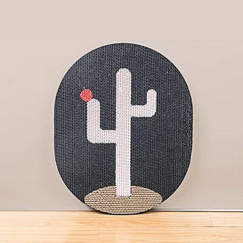 Black and White Cactus Cat Scratching Board petin