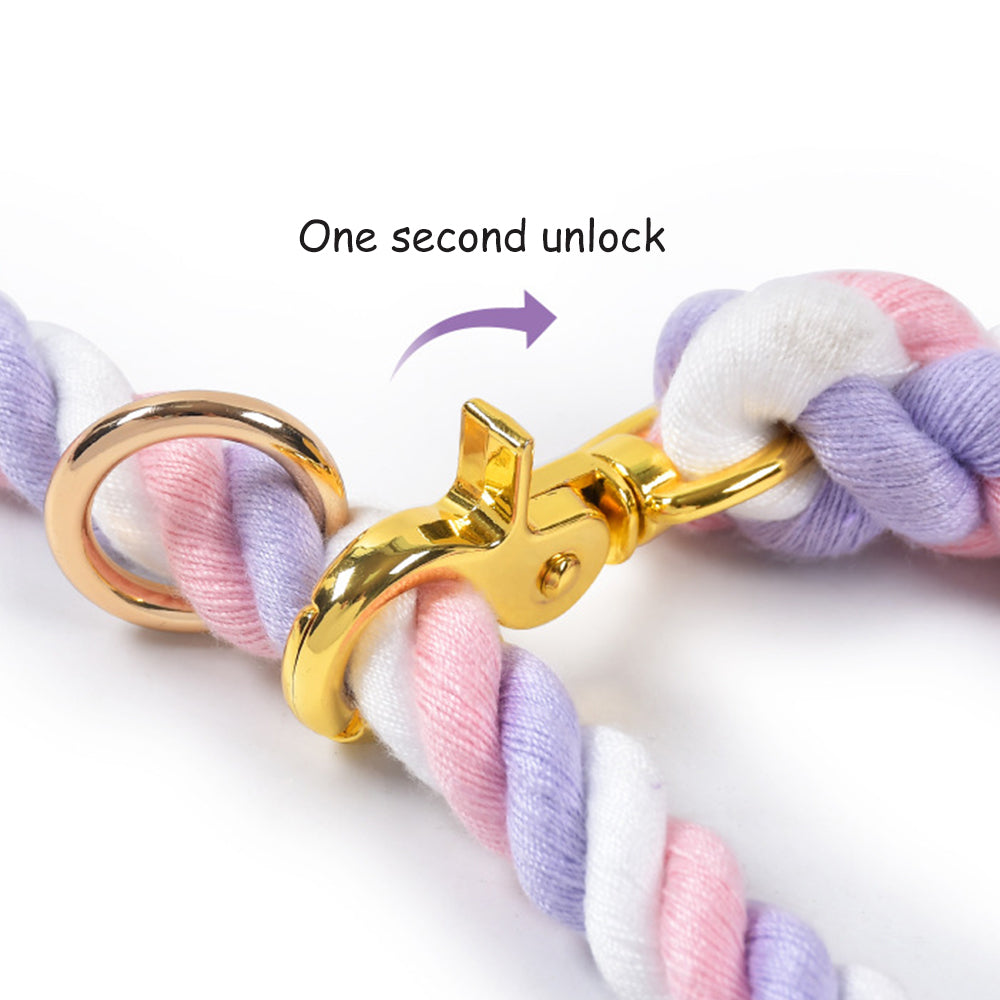 Breathable Hand-woven Eco-friendly Material Dog Leashes petin