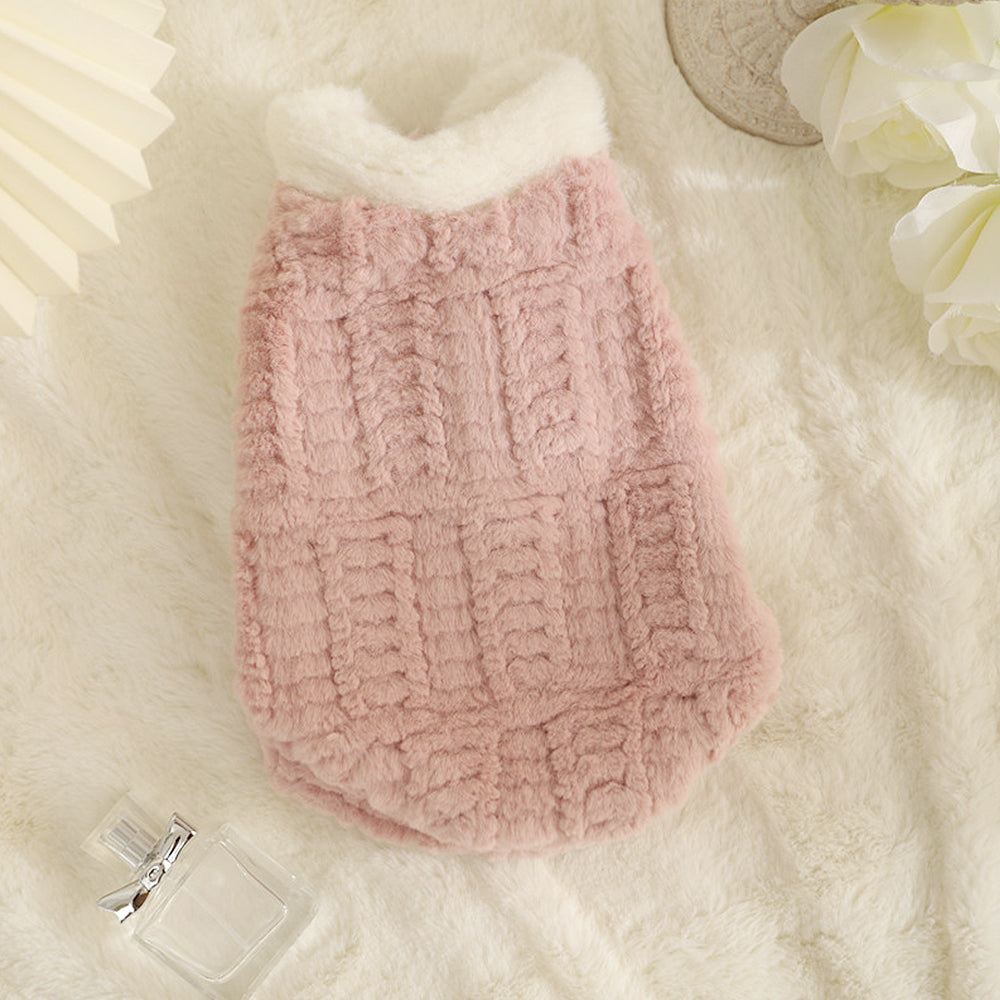 Candy Color Flannel Dog Winter Wear petin