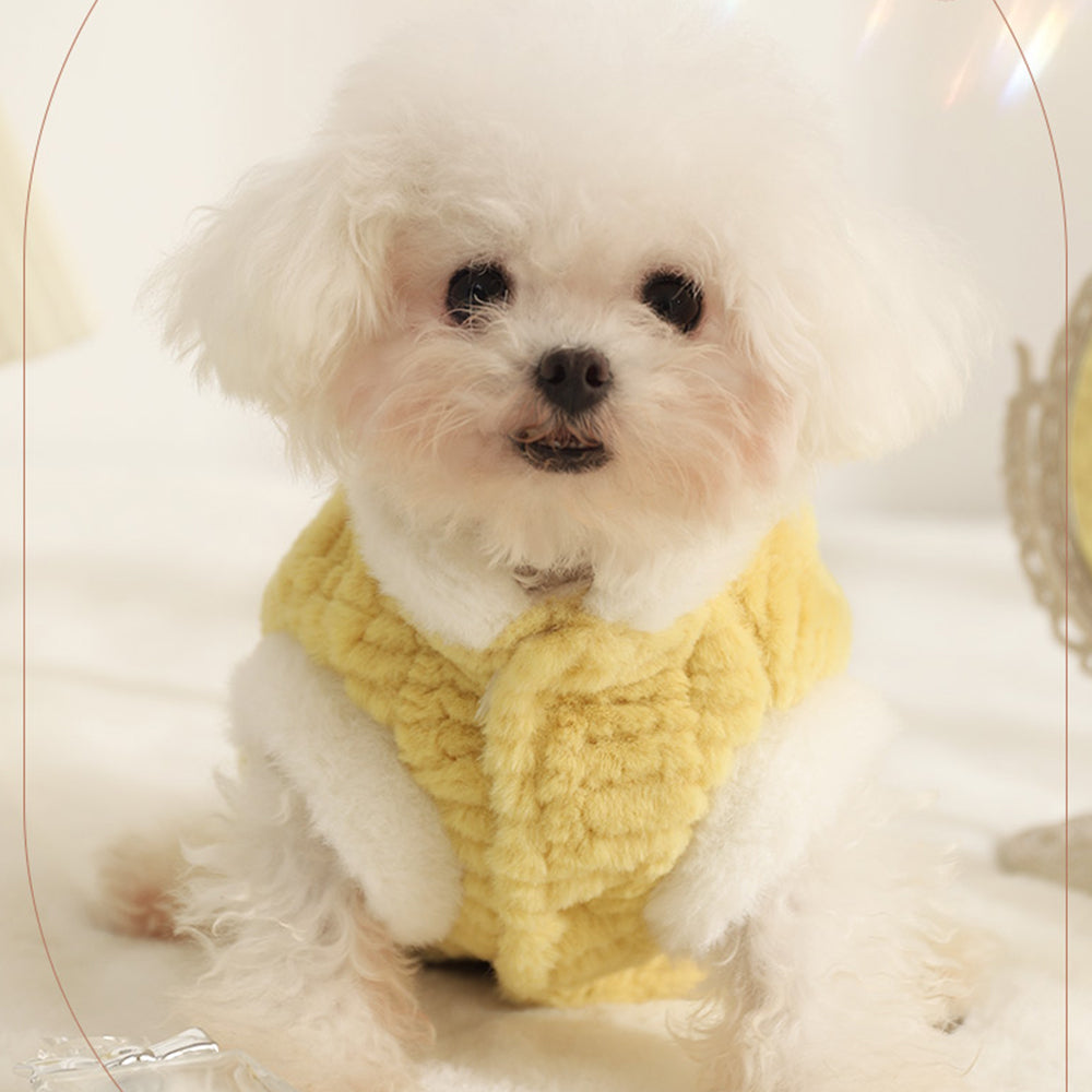 Candy Color Flannel Dog Winter Wear petin