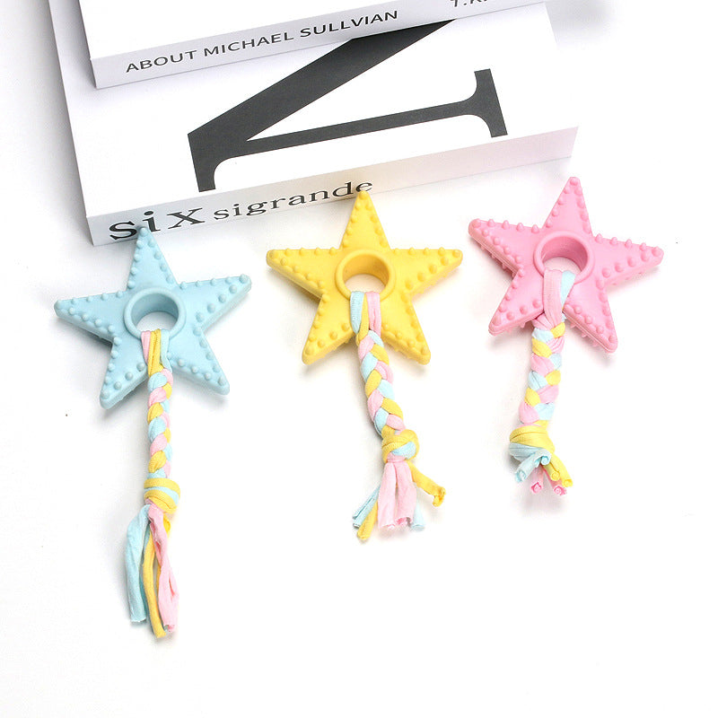 Candy Color TPR Cloth Dog Chew Toys petin