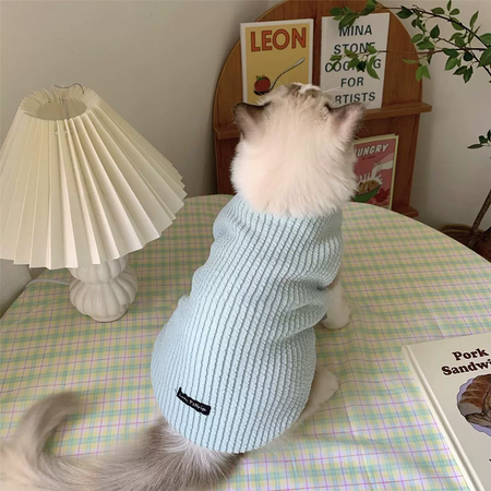 Candy Color Warm Cat Vest petin