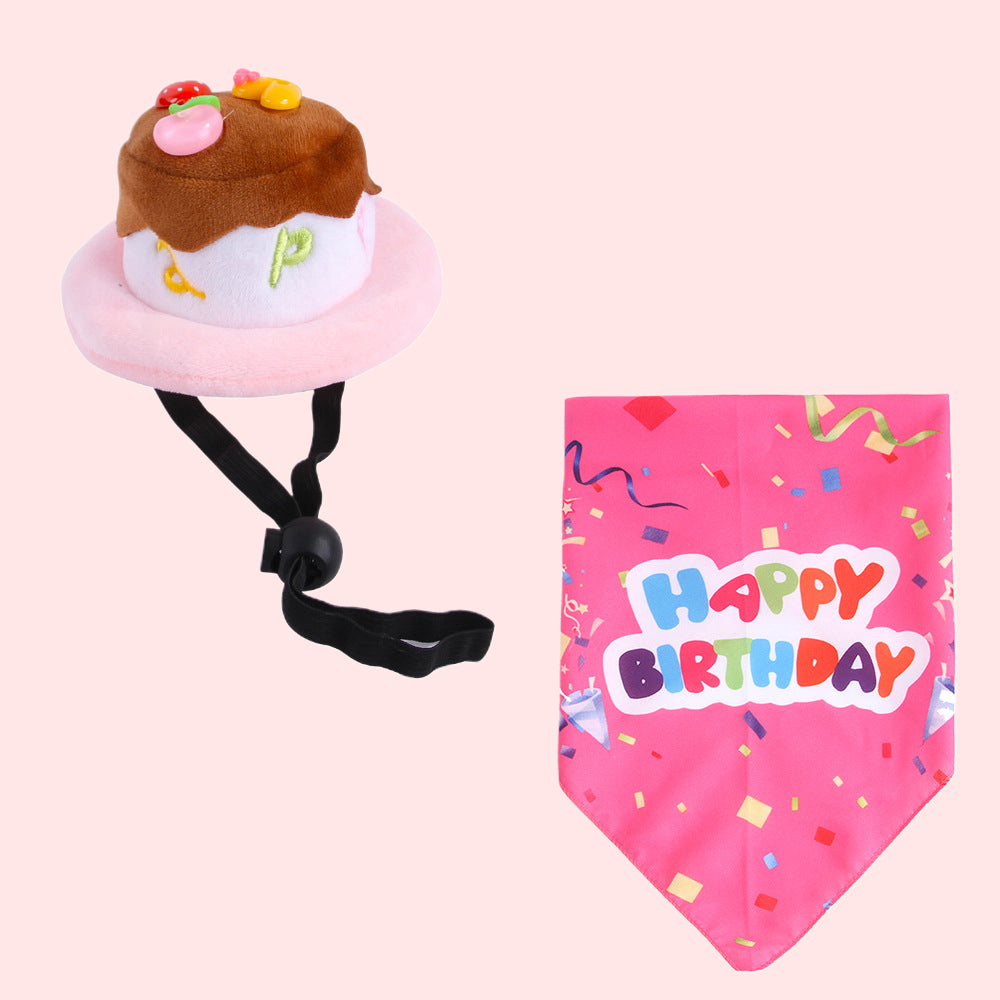 Candy Colored Pet Birthday Dress Up Set petin