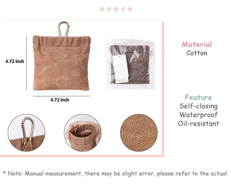 Canvas Dog Treat Bag lovepetin 3