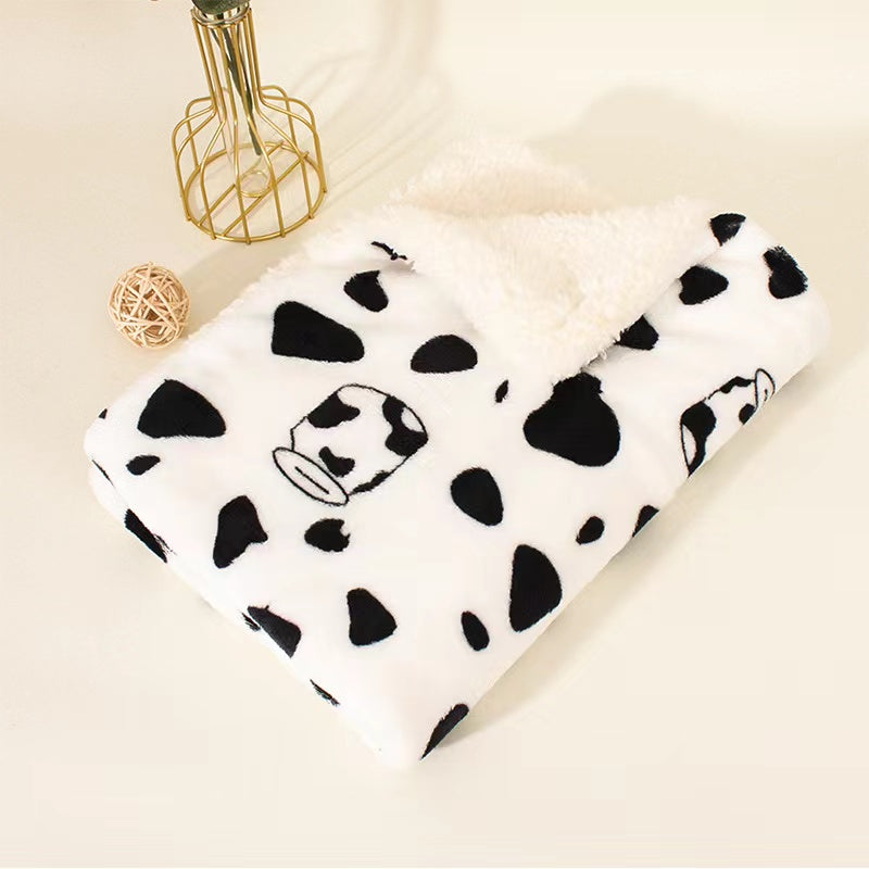 Cartoon Thickened Pet Blanket petin