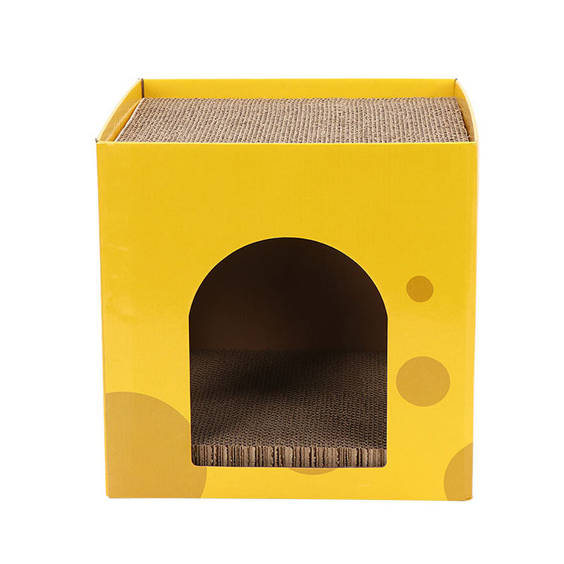 Cheese Box Cat Scratching Board petin