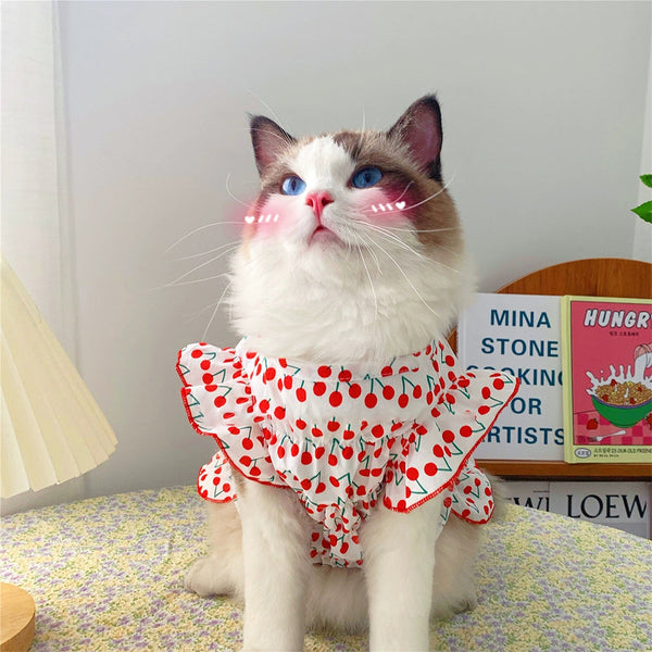 Cherry Lover Lovely Cat Dress petin