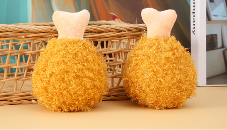 Chicken Leg Plush Sound Toy petin