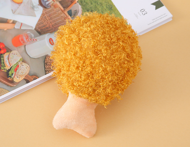 Chicken Leg Plush Sound Toy petin