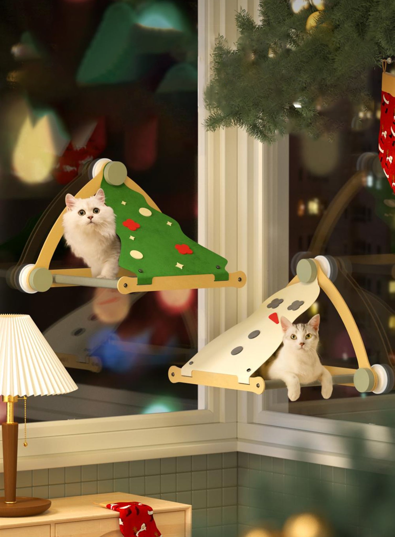 Christmas Cat Hammock lovepetin 2