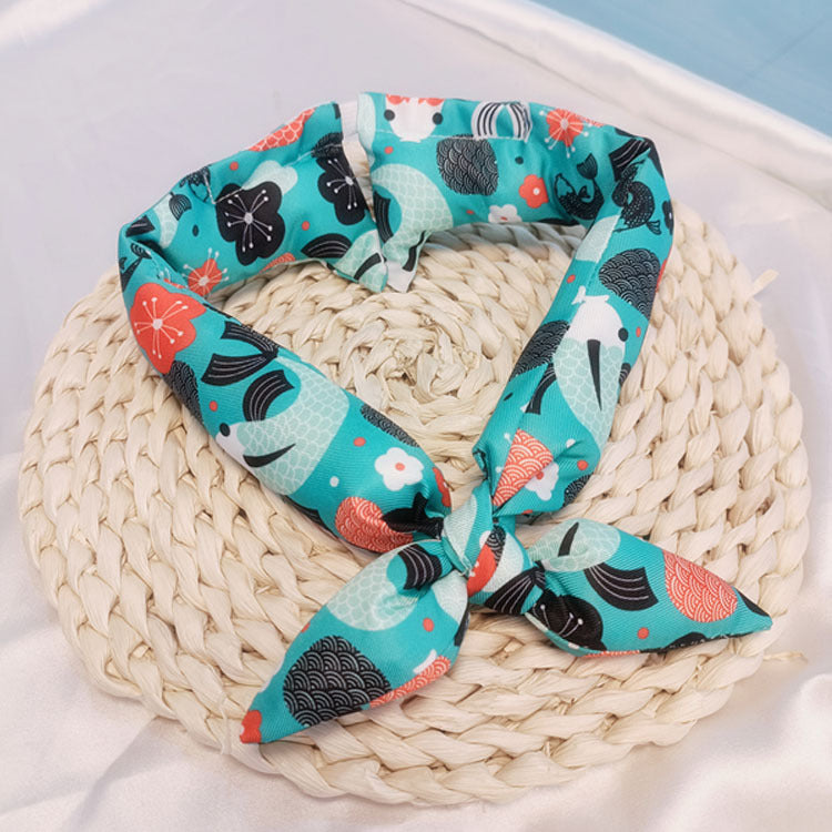 Classic Japanese Printed Dog Bandana petin