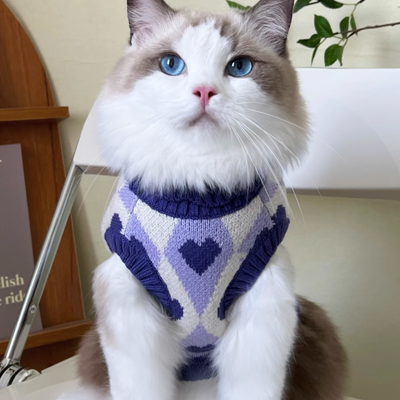 Classic Thickened Warm Cat Sweater petin