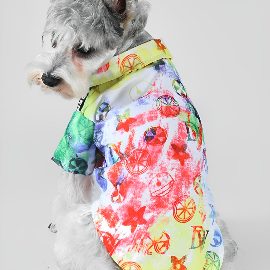 Color Graffiti Fashion Dog Shirt petin