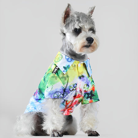 Color Graffiti Fashion Dog Shirt petin