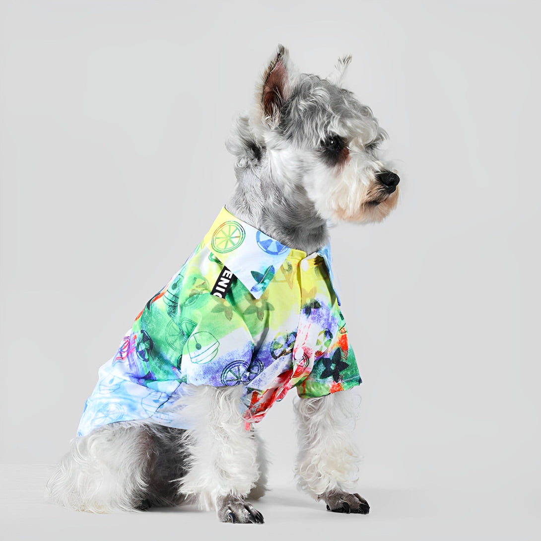Color Graffiti Fashion Dog Shirt petin