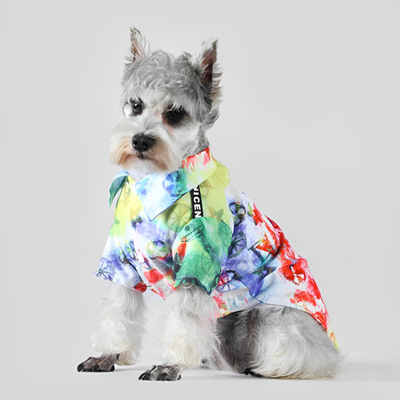 Color Graffiti Fashion Dog Shirt petin