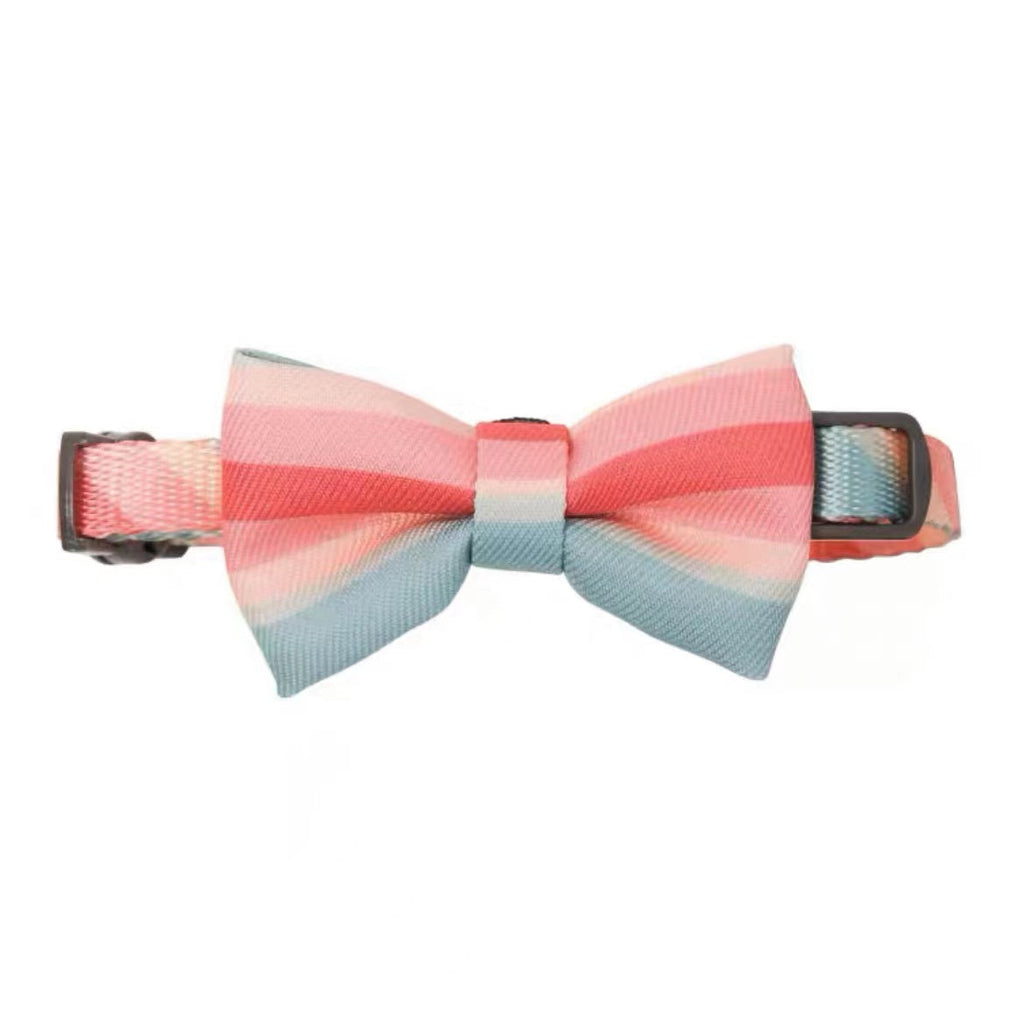 Colorful Abstract Style Cat Bow Tie petin