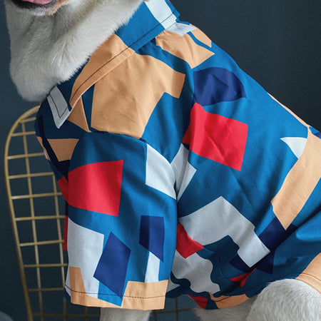 Colorful Geometric Fashion Dog Shirt petin