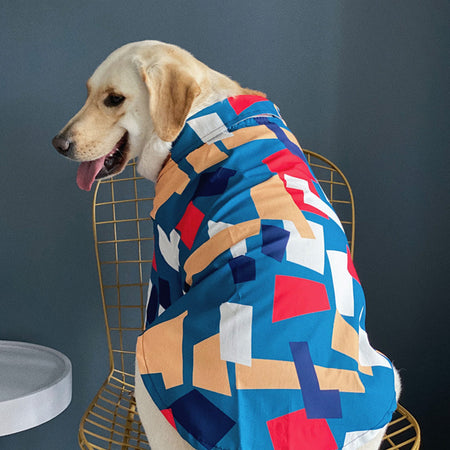 Colorful Geometric Fashion Dog Shirt petin