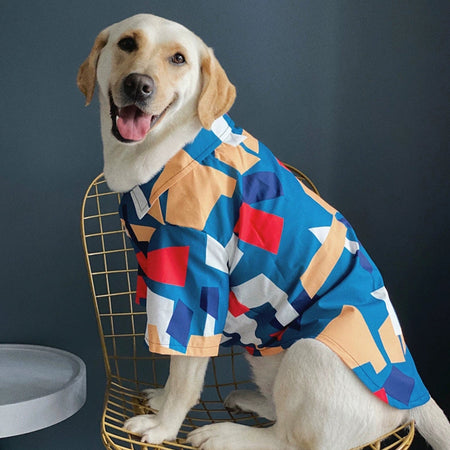 Colorful Geometric Fashion Dog Shirt petin