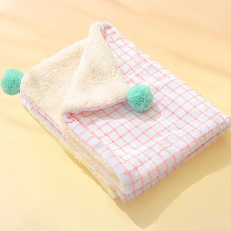 Colorful Plaid Pet Blanket petin