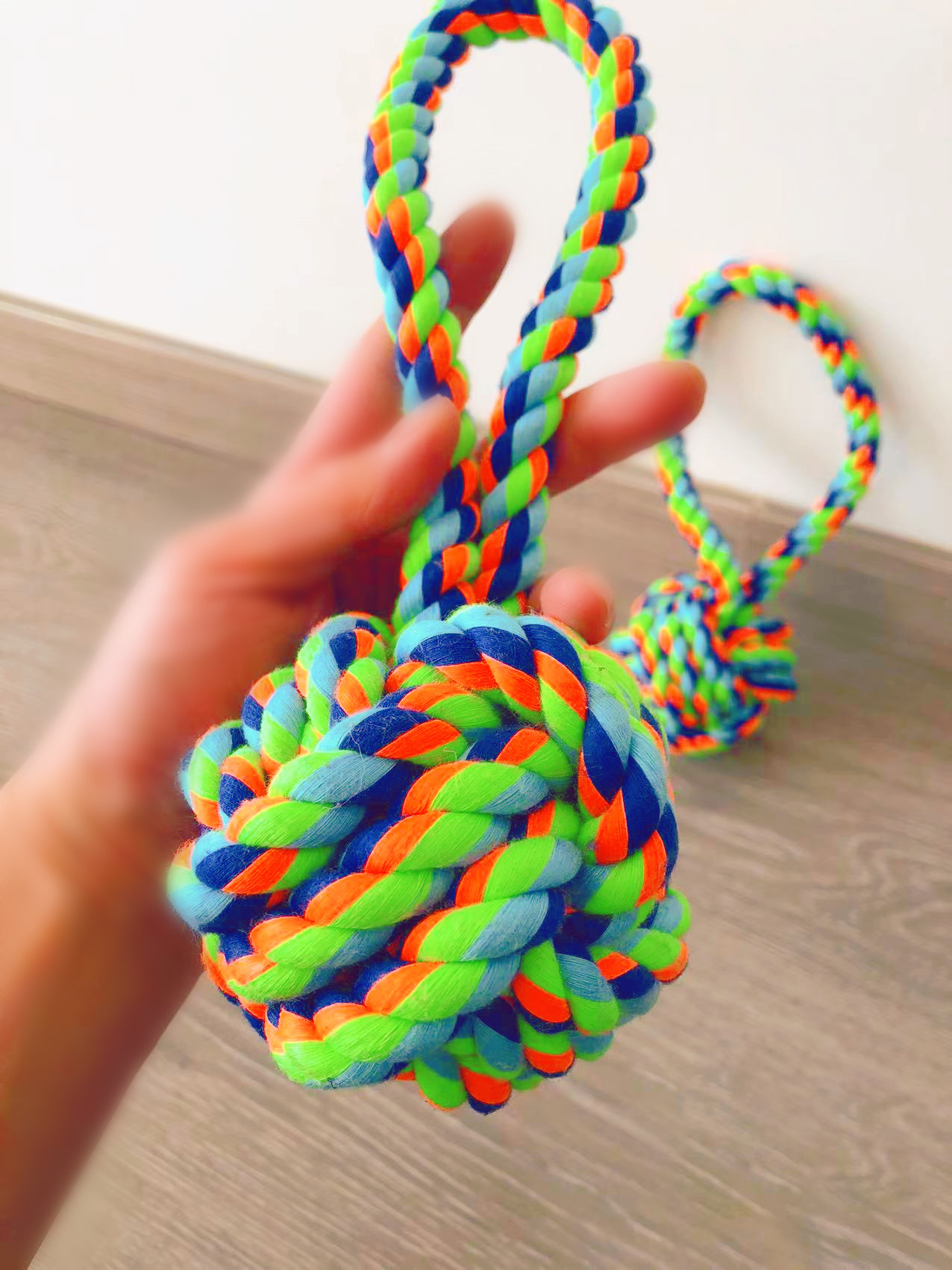 Colorful and Thickened Molar Rope Toy petin