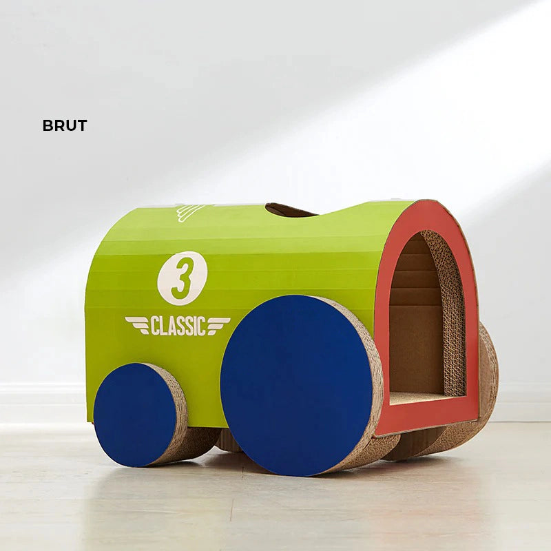 Colorful Vintage Corrugated Cat Scratcher lovepetin