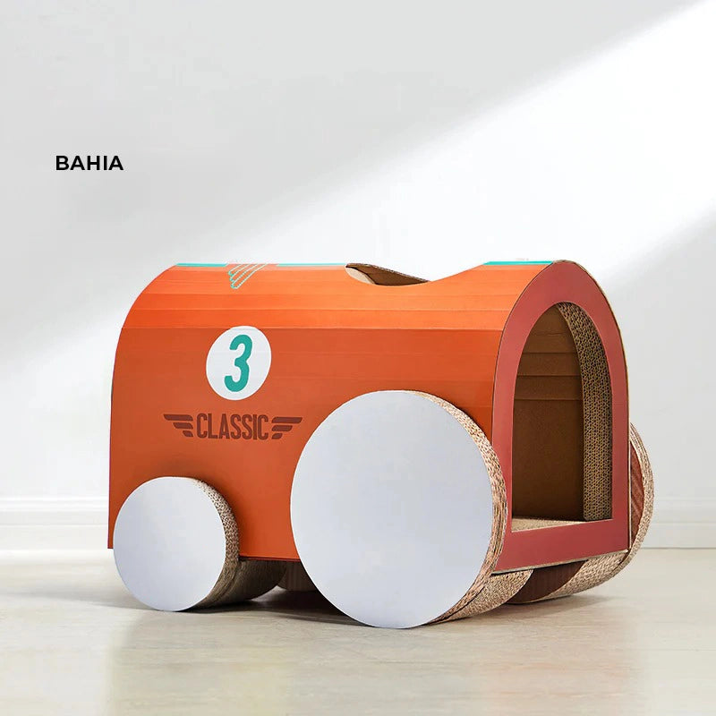 Colorful Vintage Corrugated Cat Scratcher lovepetin 2