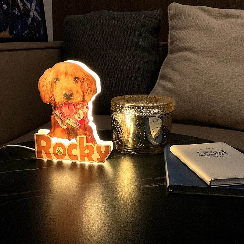 custom pet night light