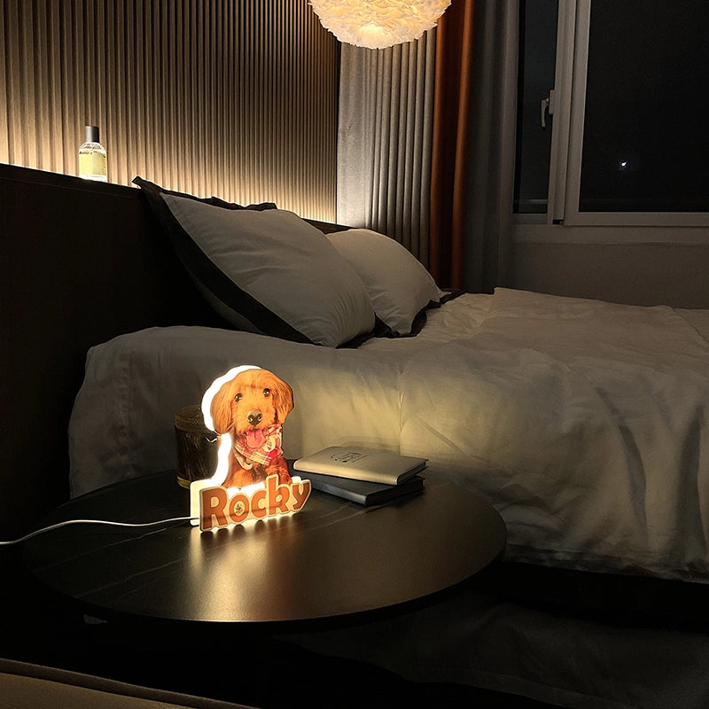 custom pet night light