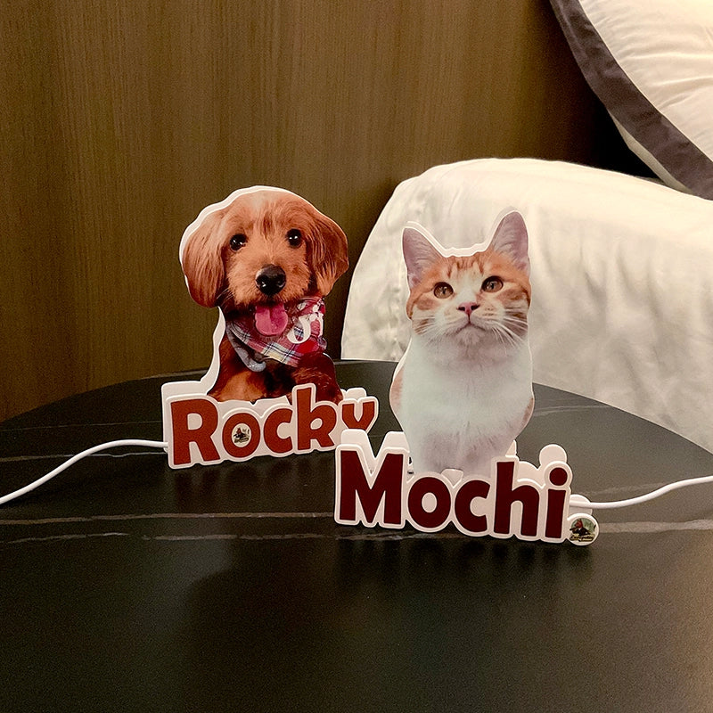custom pet night light