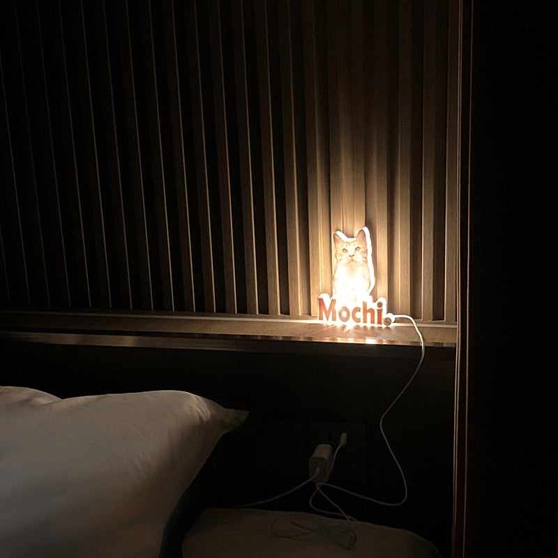 custom pet night light