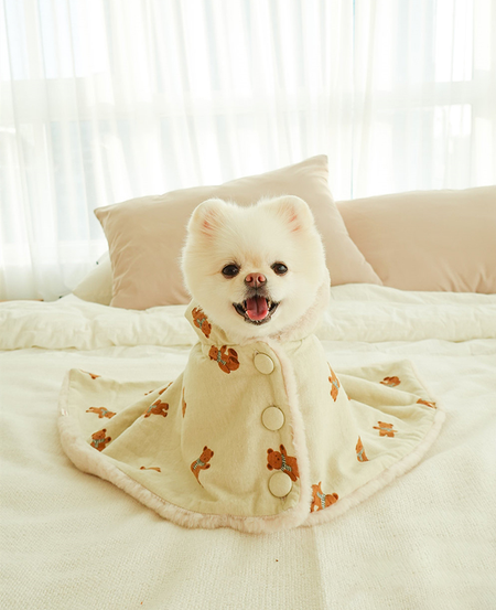 Cute Bear Pet Cloak Blanket petin