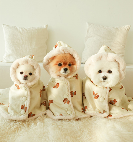 Cute Bear Pet Cloak Blanket petin