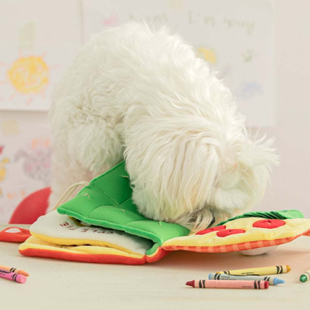 Cute Folding Wallet Hiding Food Sniffing Toys with Sound petin